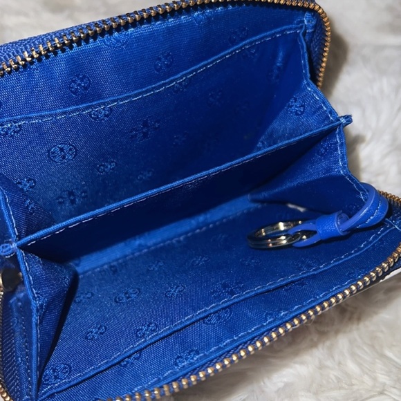 Tory Burch Vintage Floral Leather Zip Wallet / Coin Bag. Clean GUC. - Picture 13 of 13